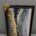 Dark Brown Framed Appalachian Mountains Wall Art Nature Landscape Canvas Print Spring Wildflowers Hills Poster Picture for Living Room Bedroom Office Wall Decor 24x16in Ready to Hang