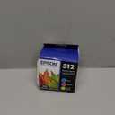 EPSON 312 Claria Photo HD Ink Standard Capacity (T312923-S) Works with Expression Photo XP-8500, XP-8600, XP-8700, XP-15000, Cyan,Magenta and Yellow