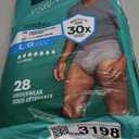 Depend Fresh Protection Adult Diapers, Incontinence Underwear for Men, Disposable, Maximum, Large, Grey, 28 Count