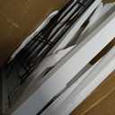 ZJSF Freestanding Indoor Dog Gate for House Foldable Wood Grey Puppy Gate for Doorways Pet Gate for Stairs Extra Wide Pet Fence 24" Height 2 Panels (Gray)