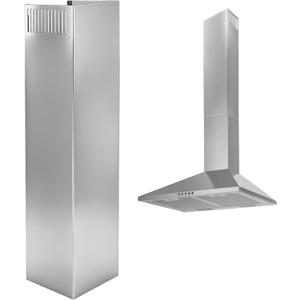 31.5" x 8" x 6.7" Range Hood Extension Fit for SNDOAS GD24 GD17, Upper Piece Stainless Steel Range Hood Chimney Extension for High Ceilings, Extend Ventilation Reach, Sleek Modern Design