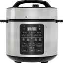 OLIXIS Electric Pressure Cooker 6 Quart Stainless Steel Multi Cooker Electric for Pressure 12-in-1 Rice, Steamer, Yogurt Maker, Slow Cook,Meat Stew, Cake, Porridge, Multigrain (New Sliver)