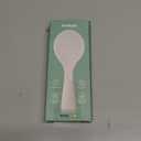 FireKylin Silicone Standing Rice Spatula with Non-Stick Paddle, Heat Resistant Rice Cooker Spoon, Serving Spoon for Grains (White)