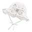 JANGANNSA Bow Baby Girls Summer Hat Flower Toddler Girls Sun Hat Cotton Breathable Infant Hat White S size