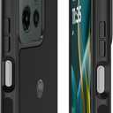 Motorola Moto G (2025/2026) & G Play (2026) Rugged Protective Case- Black - Precision fit, Military Grade Shock Absorbing Cover for Enhanced Phone Grip, Drop Protection