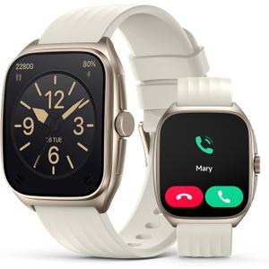 2025 SOUYIE Smart Watch for Men and Women with SOS Emergency Alert, 1.85" AMOLED Fitness Tracker with 100+ Sports Modes, Heart Rate, SpO2, Sleep Monitor, IP68 Waterproof, Compatible Android and iPhone (Grey)