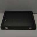 Displaying Box 36 Slots Black Pu Leather Storage Science Education Toy