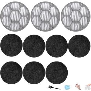 P1 Pro Filters Replacement, 3 HEPA & 7 Sponge Filters for Neakasa/Neabot P1 Pro Pet Grooming Kit Vacuum, Vacuum Cleaner Washable Filter Accessories for Odor Adsorption & Long Performance