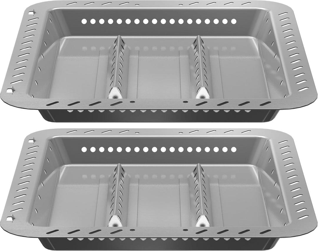 Charbroil Gas2Coal Performance Series 6 Burner Charcoal Tray, Compatible with Grill Model 463228622