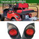 Golf Cart Light Kit Compatible with Yamaha G29 Complete Ultimate LED Light Kit with Turn Signals, Hazard Flasher, Horn and Brake Fits Yamaha G29 Drive 2007+ Electric