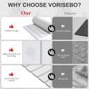 Dish Drying Mat for Kitchen Counter, 24"  16" Large Stone Drying Mat, Foldable Quick Dry Stone Mats, Ultra Absorbent Diatomaceous Earth Dish Mat for Dishes, Bottles, Cups, White