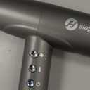 slopehill Professional Ionic Hair Dryer with Diffuser - Lightweight, Compact, Powerful & Fast Salon Blow Dryer with High Speed Brushless Motor for Travel, Women & Men (Ceramic, Black)