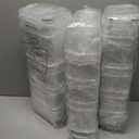 PRAKI Airtight Food Storage Containers Set with Lids - 24 PCS, BPA Free Kitchen and Pantry Organization, Plastic Leak-proof Canisters for Cereal Flour & Sugar - Labels & Marker(Grey)