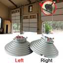 Garage Door Cable Drums Replacement Up to 11' High Doors Vertical Lift 850-11VL - One Pair(Left and Right)