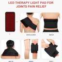 New 16'' X 7.9'' LED 660nm Red Light Therapy and 850nm Near Infrared Light Therapy Devices Large Pads Wearable Wrap for Pain