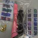 Hotfix Applicator Bedazzler Kit with Rhinestones 5200 Pcs, Hot Fix Bedazzling Kit Crystals Rhinestone Applicator Tool for Clothing, Clothes, Fabric, Shirt, Heat Pen Bedazzle Gems Setter Wand with Tips (Upgraded)