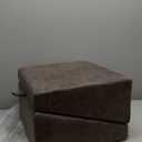 Dog Stairs for Small Dogs and Cats, Dog Ramp for Couch and Bed, Foldable 2-in-1 Wooden Pet Steps for Puppy, Split Ottoman DesignBrown