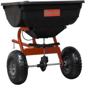 Agri-Fab 45-0530-131, 85 lb. Tow Broadcast Spreader,Black/Orange