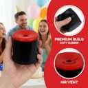 Funny Prank Noise Maker Sounds Machine, 2 Pack Novelty Squeeze Pooter Toys, Realistic Farting Sound Effects Gag Gifts, Pocket Size Joke Party Favors for Kids Adults (RED, one)