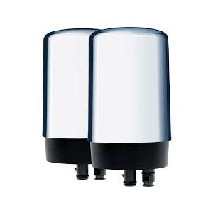 Brita On Tap Water Filtration System Replacement Filters For Faucets - Chrome - 2 Count