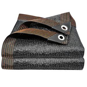 Black Shade Cloth, 3.3 x 6.6 FT Durable Mesh Tarp with Grommets, Garden Sunblock Shade Cloth Shading Antifreezing for Plants Cover, Greenhouse, Barns Kennel, Patio, Tomatoes