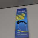 Plantar Fasciitis Feet Insoles Arch Supports Orthotics Inserts Relieve Flat Feet, High Arch (Mens 5-5 1/2 | Womens 7-7 1/2) (Gray)