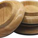 Piano Caster Cups Grand Piano Caster Cups Wood coasters Cups Piano Caster Pads for Grand Piano (Oak)