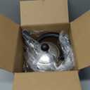 Primula Stewart Whistling Stovetop Tea Kettle Food Grade Stainless Steel, Hot Water Fast to Boil, Cool Touch Folding, 1.5-Quart, Brushed with Black Handle