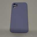 Vooii Compatible with iPhone 11 Case, Upgraded Liquid Silicone with [Flat Edges] [Camera Protection] [Soft Anti-Scratch Microfiber Lining] Phone Case for iPhone 11 6.1 inch - Lavender Grey