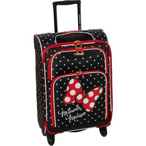 American Tourister Disney Softside Luggage with Spinner Wheels, Minnie Mouse Red Bow, 21-Inch American Tourister Disney Softside Luggage with Spinner Wheels, Minnie Mouse Red Bow, 21-Inch