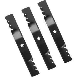 532187256 Commercial Mulching Blades for Husqvarna Z254F Z254 MZ54 LGT2654 YTH24V54 54 inch Deck Zero Turn Lawn Mower - Heavy Duty Blade Replaces 187256 187254 532187254-3 Pack