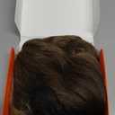 Hair Toppers for Women, 20 Inch Hand Tied Breathable Toppers Hair pieces for Women with Thinning Crown Wispy Bangs Mix Human Hair Clip in Curly Lightweight Wiglets (Mixed Brown to Blonde Dark Root)