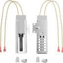 2 Pack PB040001 Gas Oven Igniter with 4 Ceramic Wiring Caps, Replaces AP5315579 065650000 SGR4001 792263, Fits Viking Oven Burners
