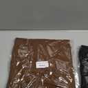 GAYHAY 2 Pack Long Sleeve Shirts for Women Basic Tops Crew Neck Fitted Tight Workout Tees Y2K Clothes Going Out Fashion 2025 (Black,Brown, Small)
