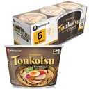 Nongshim Tonkotsu Ramen with Kuromayu Noodle Big Bowl, 3.56 Ounce (Pack Of 6) (EXP 04/09/27)