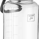 Fanhaw 32oz Clear Plastic Water Bottle with Fast-Flow Lid, Clear&Black
(6 Pack)BPA-Free Tritan Wide-Mouth Water Bottles – Leakproof & Reusable for Gym, School & Office, Easy to Clean