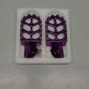 JFG RACING Dirt Bike Pegs,Motorcycle Foot Pegs MX Foot Pedals Rests CNC for Light Bee Surron/CRF150F CRF230F 2003-2019/KDX200 1983-1994 - Purple