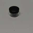 100 Count Small Sample Containers Makeup Jars 15 Gram Cosmetic Containers with Lids Black Traveling Jars Empty Bottles for Toiletries