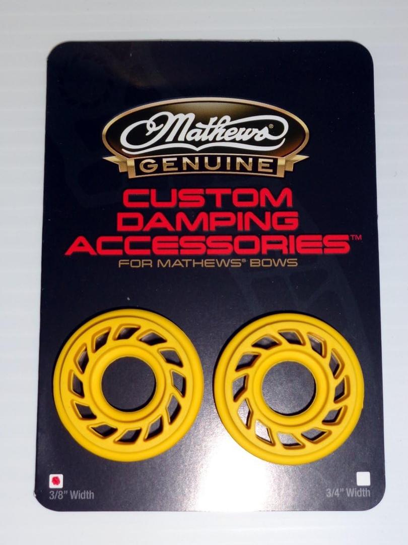 Genuine Mathews Solocam Archery 3/8" Rubber HDS Damper Yellow