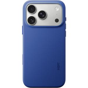 MOFT for iPhone 17 Pro Case- MOVAS Snap Case, MagSafe Compatible, Soft-Touch Vegan Leather, Classic Minimalist Design, Lightweight, Stain-Resistant & Camera Protection, Sapphire