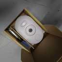 Water Leak Detector Sensor Alarm: Home Water Flooding Monitor Smart Sink Overflow Monitoring Adjustable Wet Moisture Alert Pipe Leakage Drip Detection Warning for Basement Floor (White)