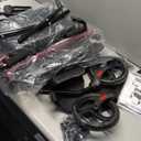 ELENKER Upright Walker, Stand Up Rollator Walker with Padded Seat and Backrest, Lightweight, Compact Folding, Fully Adjustment Frame for Seniors, Red