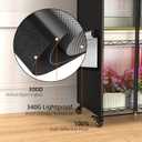 Indoor Greenhouse with Grow Light, 15.7" L×11.8" W×62.3" H with 48W