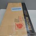 Reettic Rattan Two Door Wall Cabinet, Wooden Medicine Cabinet, Wall Mounted Bathroom Storage Cabinet with Inner Adjustable Shelf, for Bathroom, Kitchen, Entryway, Natural BMGZ103M (23.6"L x 7.9"W x 27.6"H)