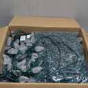 C9 LED Christmas Lights Outdoor with 100 Spring Clips, 65FT 100 LED C9 String Lights Waterproof Connectable Commercial Grade for Outside Roofline Patio House Garden Yard Christmas Decor, White 2 Pack