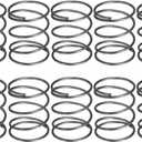 uxcell 20Pcs Compression Spring, 20mm OD, 1.2mm Wire Size, 25mm Free Length, Spring Steel Construction Extended Mechanical Compression Springs for Shop and Home Repairs, Silver Tone