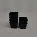 Bed Risers 3 Inch Heavy Duty Bed Elevators, Set of 6 Lifts Up 3,000 lbs Furniture Riser for Sofa and Table, Black