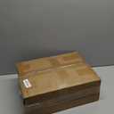 Yoobure Nightstand with Charging Station, Small Night Stand with Fabric Drawers and Storage Shelf for Bedrooms, Small Spaces, Bedside Table with USB Ports & Outlets (Vintage Brown)