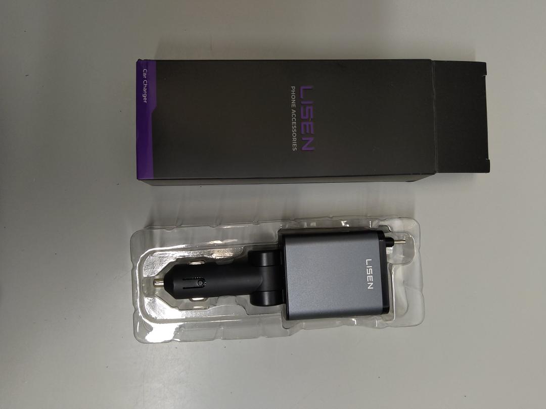 LISEN Retractable Car Charger, for Gifts for Him Her, Cars Adapter USB C Fast Charger, Car Accessories Gadgets for Men Women Travel Essentials Gift for iPhone 17 Pro Max 16 15 14 13 12, Samsung S26