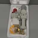 Industrial Air Compressor Filter Regulator Combo 3/8" NPT 0-150 PSI Gauge,Semi-Auto Drain,Pressure relief 3 port valve,5 Micron Water Separator for Pneumatic Tools